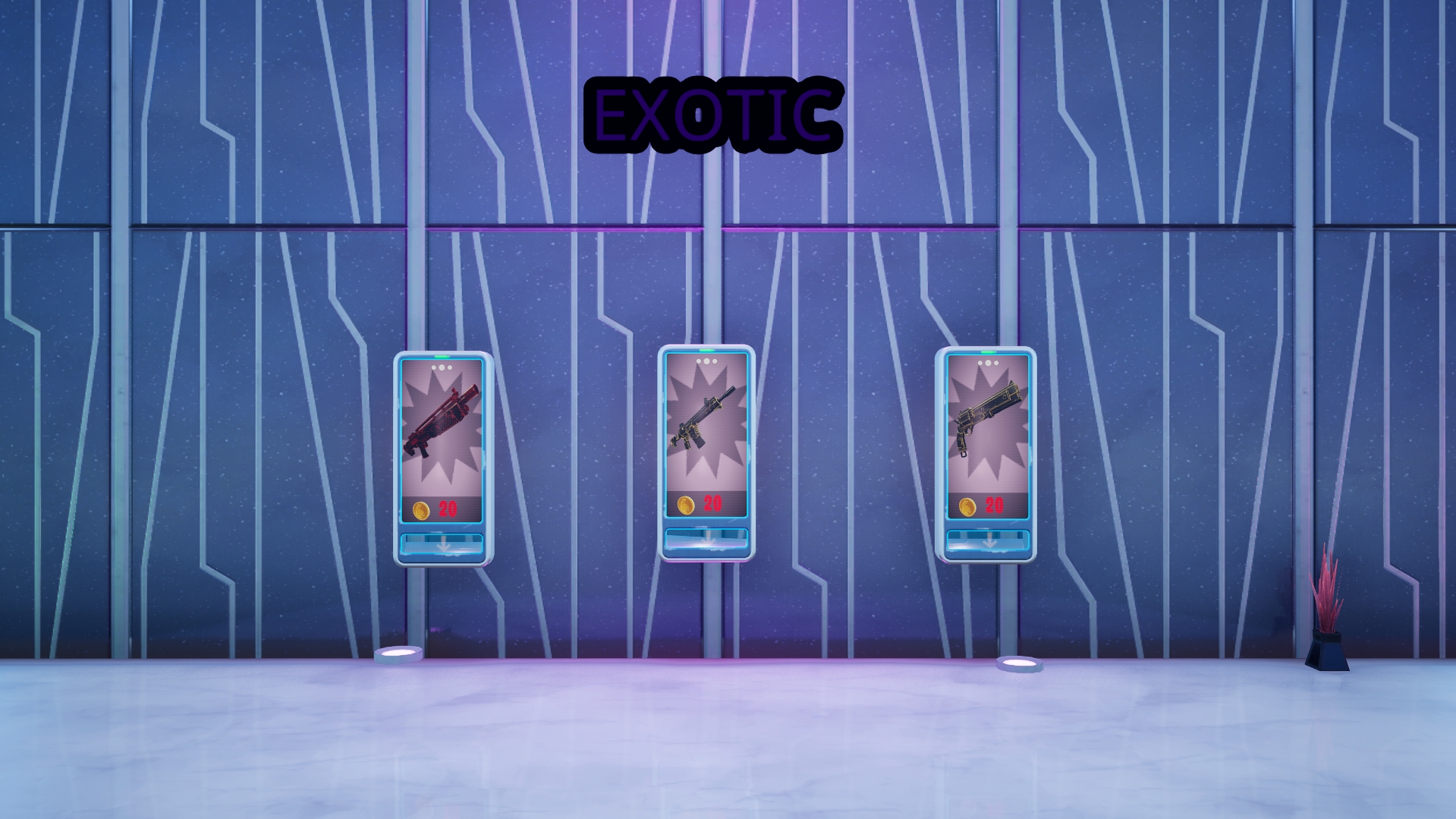 Exotic items using Coins