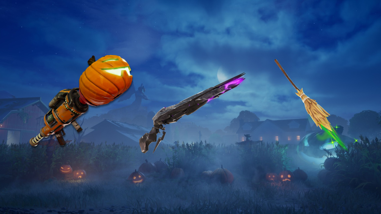 Some weapons available during Halloween Event